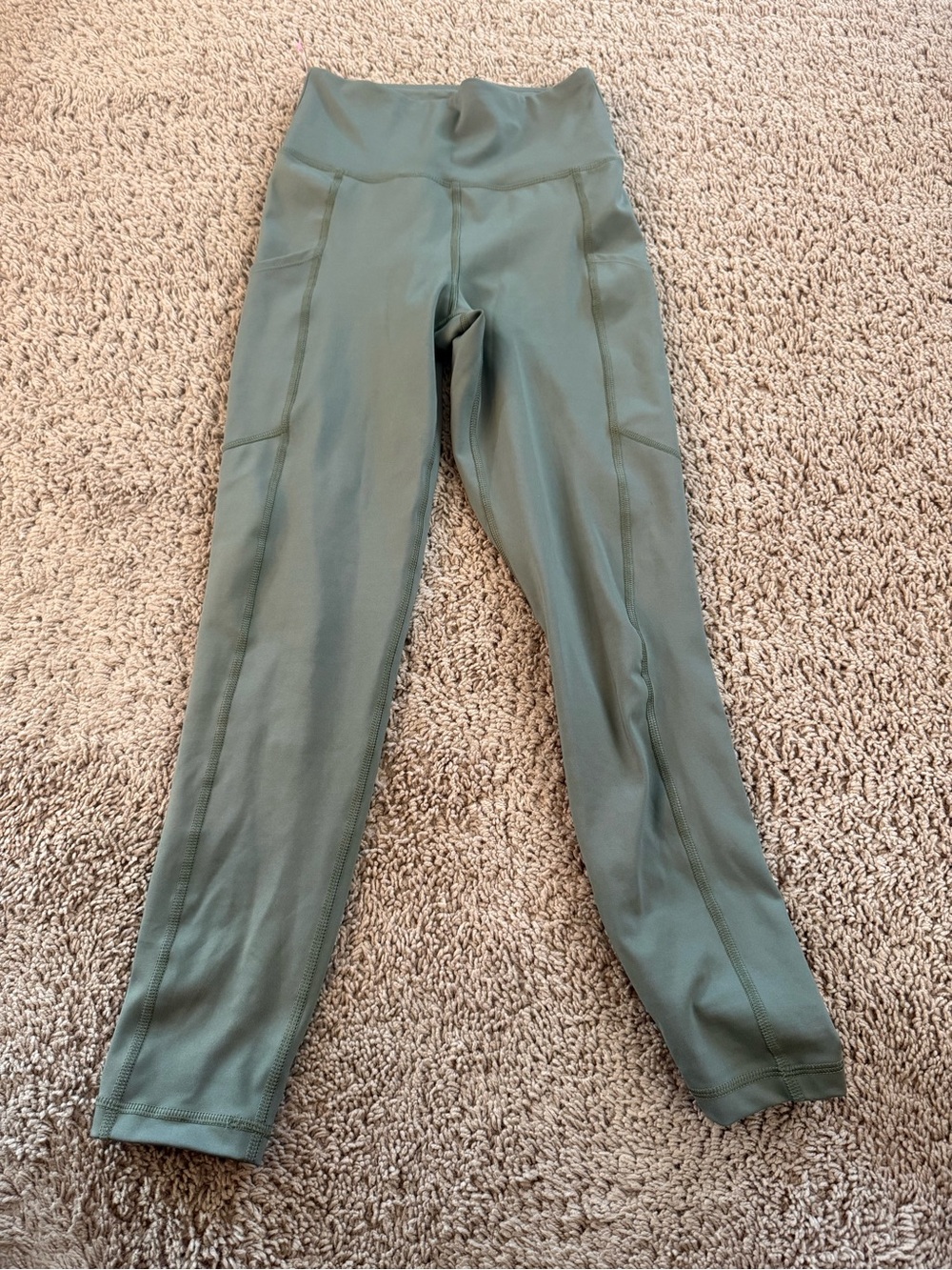 American Eagle Outfitters High-Rise Olive Green Leggings
